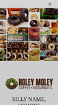 Mobile Screenshot of holeymoleydoughnuts.com